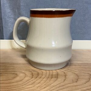 Vintage 1970 HANIWA Guinine STONEWARE AZTEC creamer